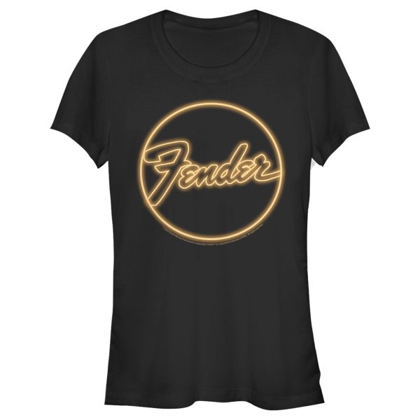 Junior’s Fender Neon Logo T-Shirt