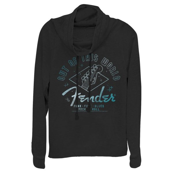 Junior’s Fender Out of This World Cowl Neck Sweatshirt