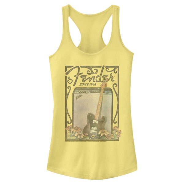 Junior’s Fender Since 1946 Retro Poster Racerback Tank Top