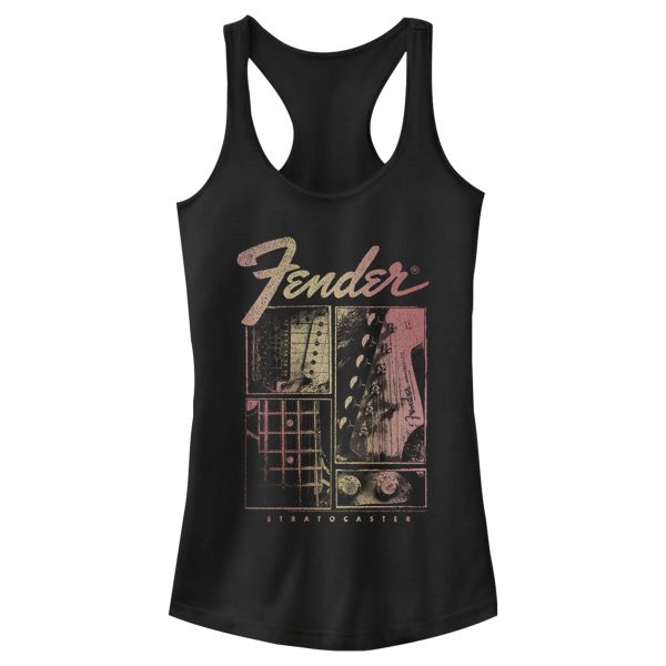 Junior’s Fender Sunburst Stratocaster Racerback Tank Top