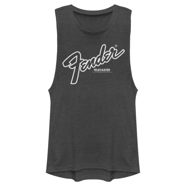 Junior’s Fender Telecaster Logo Festival Muscle Tee