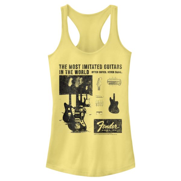 Junior’s Fender The Most Imitated Racerback Tank Top