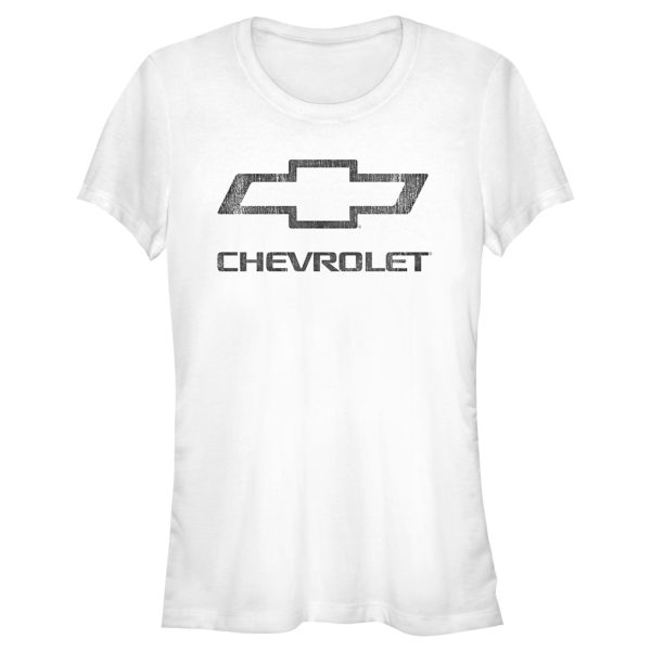 Junior’s General Motors Distressed Chevrolet Logo T-Shirt