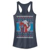 Junior’s ICEE Bear Ugly Sweater Racerback Tank Top
