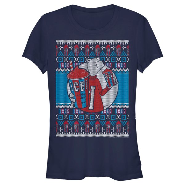 Junior’s ICEE Bear Ugly Sweater T-Shirt