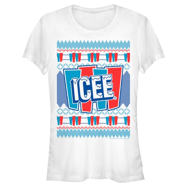 Junior’s ICEE Retro Ugly Sweater T-Shirt