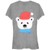 Junior’s Lost Gods Christmas Polar Bear T-Shirt
