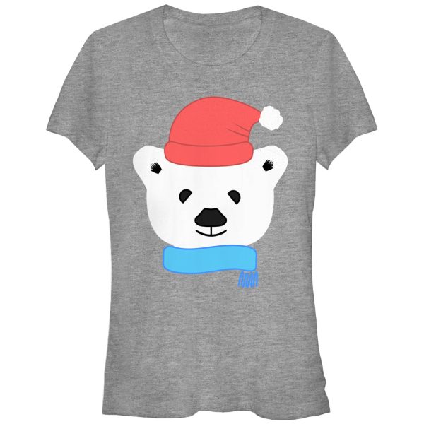 Junior’s Lost Gods Christmas Polar Bear T-Shirt