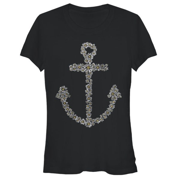 Junior’s Lost Gods Daisy Anchor T-Shirt