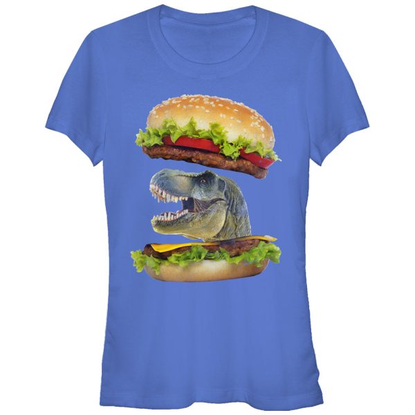 Junior’s Lost Gods Dinosaur Cheeseburger T-Shirt