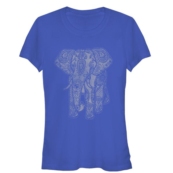 Junior’s Lost Gods Elephant Print T-Shirt