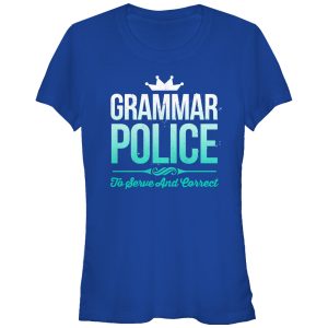 Junior’s Lost Gods Grammar Police T-Shirt