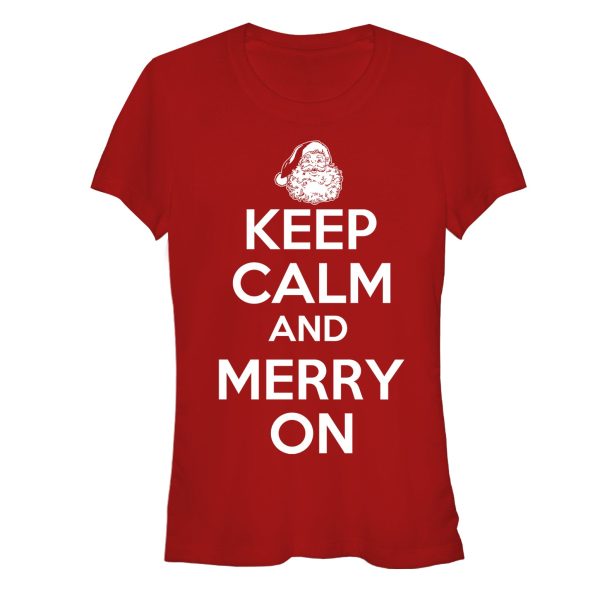 Junior’s Lost Gods Keep Calm and Merry On T-Shirt