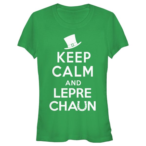 Junior’s Lost Gods St. Patrick’s Day Keep Calm and Leprechaun T-Shirt