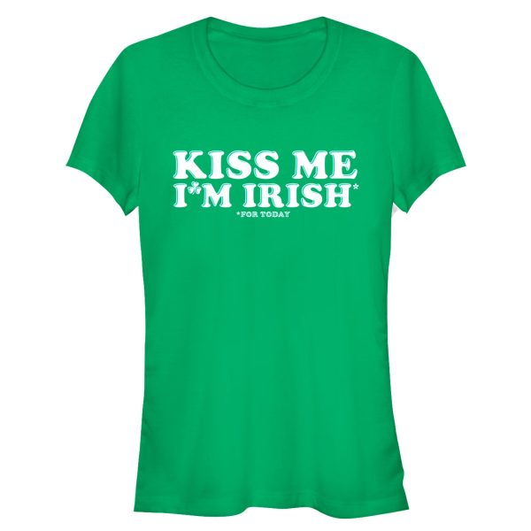 Junior’s Lost Gods St. Patrick’s Day Kiss Me Irish Today T-Shirt