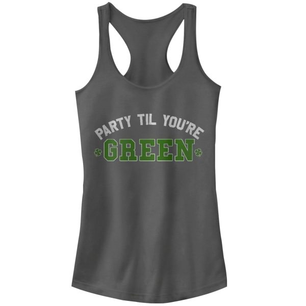 Junior’s Lost Gods St. Patrick’s Day Sassy Lassy Racerback Tank Top