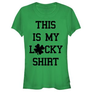 Junior’s Lost Gods St. Patrick’s Day This is my Lucky Shirt T-Shirt