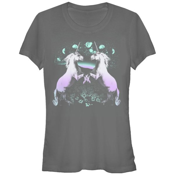 Junior’s Lost Gods Two Moon Unicorn T-Shirt