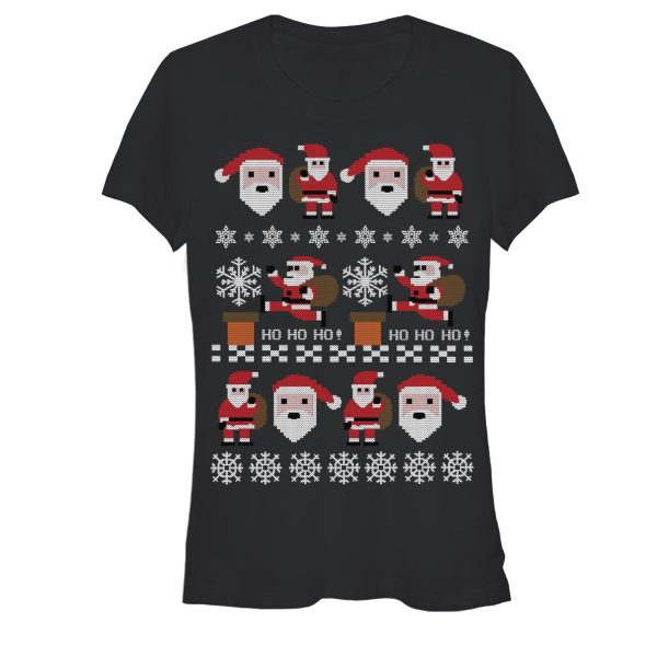 Junior’s Lost Gods Ugly Christmas Santa Adventure T-Shirt