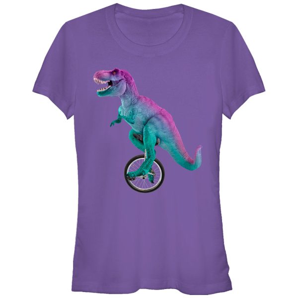 Junior’s Lost Gods Unicycle Dinosaur T-Shirt