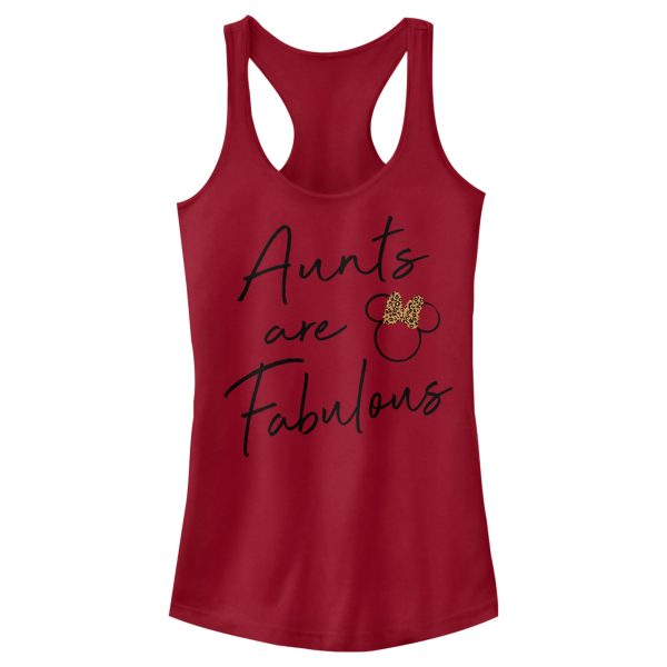 Junior’s Mickey & Friends Aunts Are Fabulous Racerback Tank Top