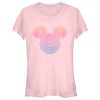 Junior’s Mickey & Friends Colorful Mandala Mickey Mouse Logo T-Shirt