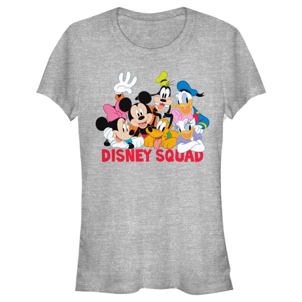 Junior’s Mickey & Friends Disney Squad Group Shot T-Shirt