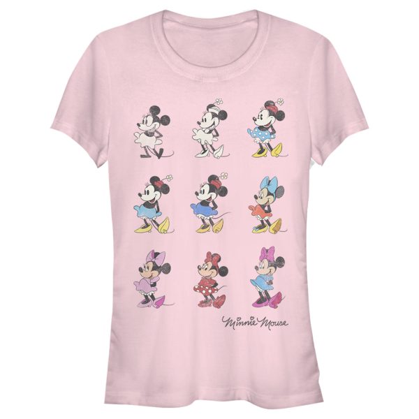 Junior’s Mickey & Friends Evolution of Minnie Mouse T-Shirt