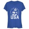 Junior’s Mickey & Friends Fourth of July USA Mickey Mouse T-Shirt