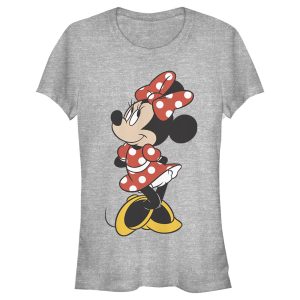 Junior’s Mickey & Friends Minnie Mouse Portrait T-Shirt