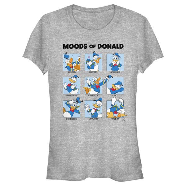 Junior’s Mickey & Friends Moods of Donald Duck T-Shirt