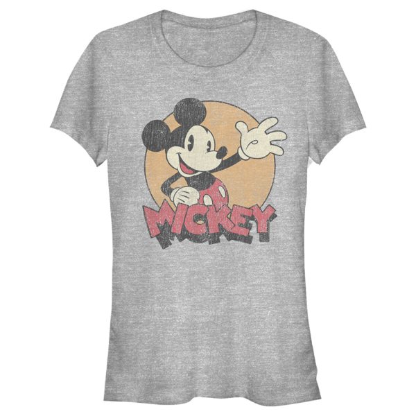 Junior’s Mickey & Friends Retro Mickey Mouse T-Shirt