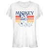 Junior’s Mickey & Friends Retro Pluto and Mickey Mouse T-Shirt