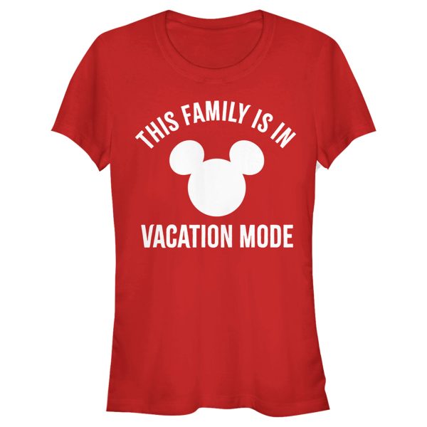 Junior’s Mickey & Friends This Family Is in Vacation Mode T-Shirt