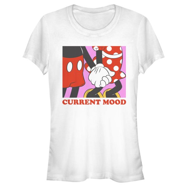 Junior’s Mickey & Friends Valentine’s Day Current Mood T-Shirt