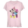 Junior’s Mickey & Friends Valentine’s Day Minnie Mouse Smooch T-Shirt