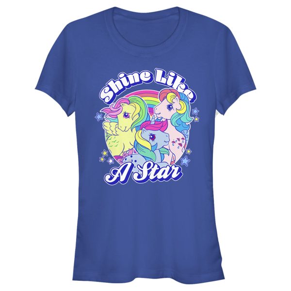 Junior’s My Little Pony Shine Like a Star Circle T-Shirt