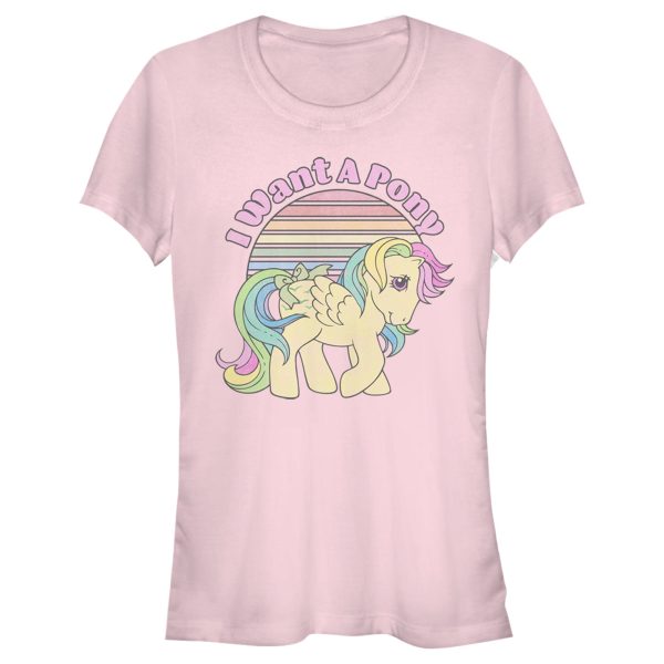 Junior’s My Little Pony Skydancer Want a Pony T-Shirt