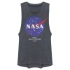 Junior’s NASA Classic Logo Total Solar Eclipse 2017 Festival Muscle Tee