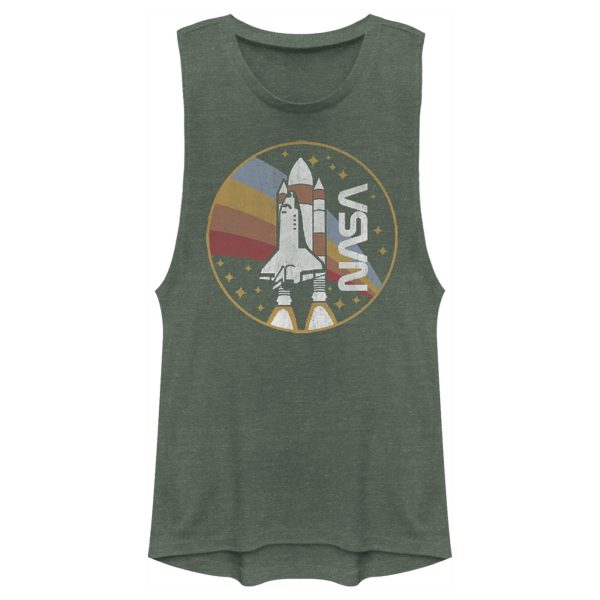 Junior’s NASA Rainbow Launch Festival Muscle Tee