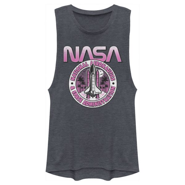 Junior’s NASA Shuttle Emblem Festival Muscle Tee