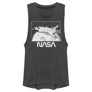 Junior’s NASA Vintage Shuttle Frame Festival Muscle Tee