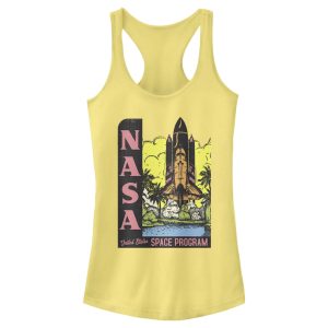Junior’s NASA Vintage Space Program Racerback Tank Top