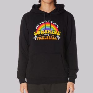 A Girl Who Loves Sunshine Pickleball Sweatshirt