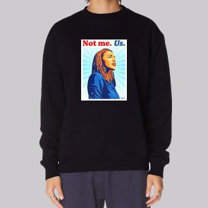 AOC Nipples Alexandria Ocasio Cortez AOC See Through Sweatshirt AOC Nipples Alexandria Ocasio Cortez AOC See Through Sweatshirt