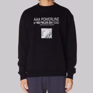 Aaa Powerline ecco2k Merch Sweatshirt 4