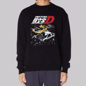 Aesthetic Anime Initial D Sweatshirt 4