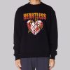 Aesthetic Typography Art Heartless Sweatshirt