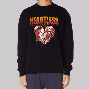 Aesthetic Typography Art Heartless Sweatshirt 4