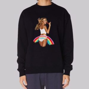 Album Merch Tour Mariah Carey Rainbow Sweatshirt 4